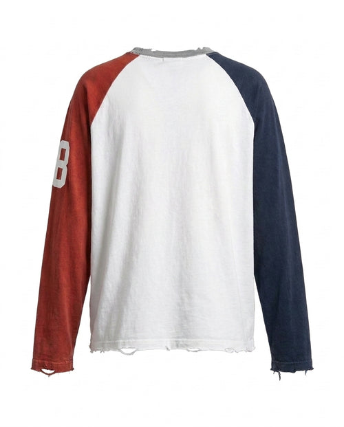 College Longsleeve Red/White/Blue back