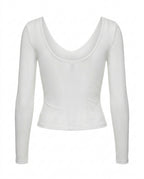 Handwritten Sheer Top back