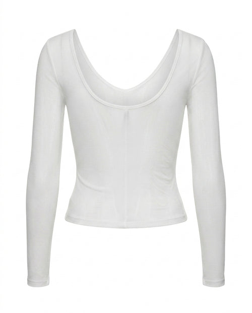 Handwritten Sheer Top back