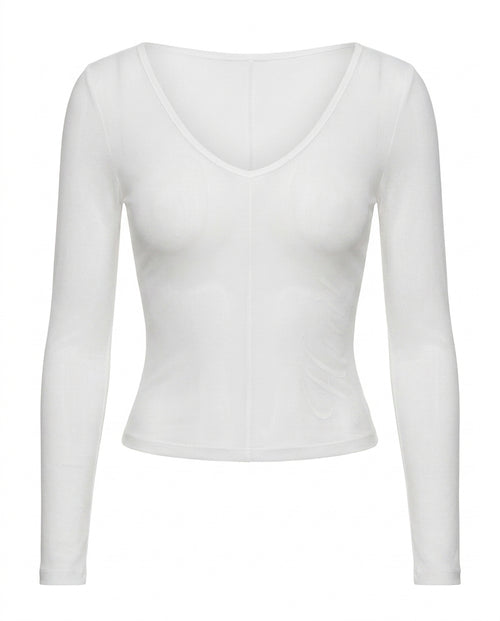 Handwritten Sheer Top front