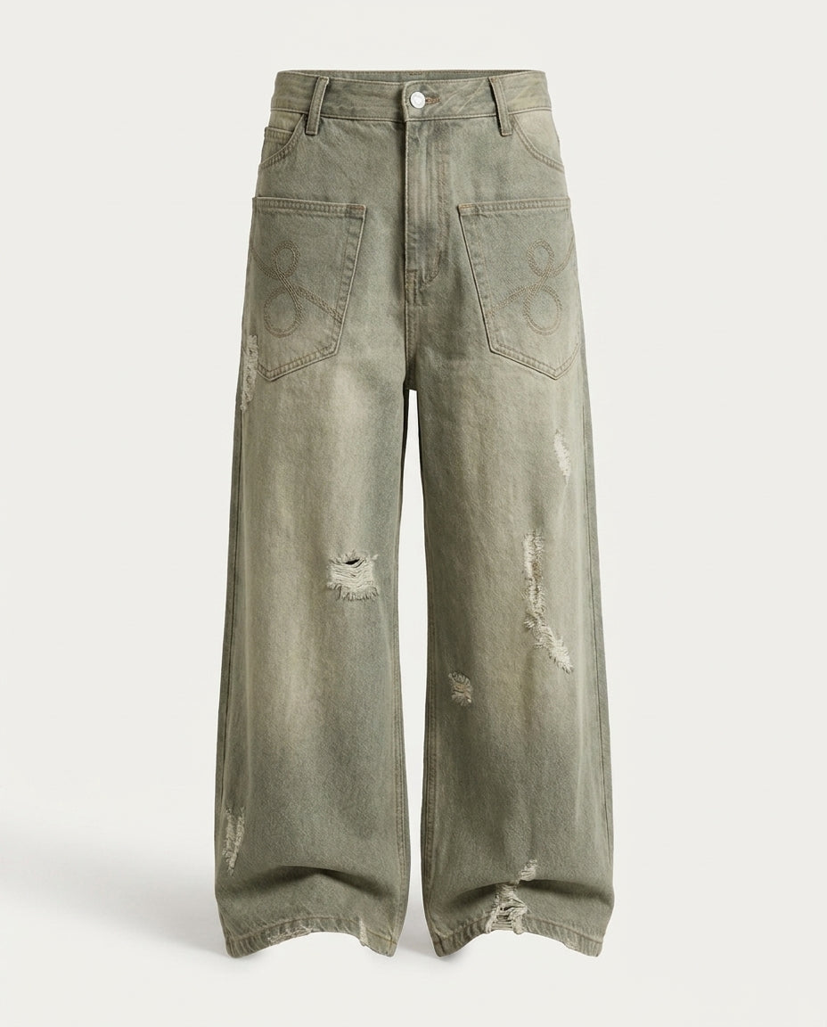 Relaxed Fit Jeans Sandstorm front
